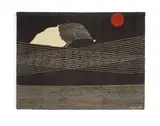 Max Ernst, Comète Wall Hanging, short pile wool, signed in the weave