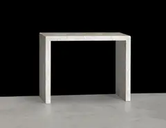 Custom Quarry Edge Console Table by John Dickinson, marble, offered Oct 2018