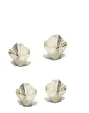 Tony Duquette, Set of Four Shell Form Corner Sconces