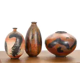 Otto & Vivika Heino, Group of Three Vases