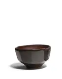 Cut Sided Bowl by Bernard Leach, stoneware, stamped with St, offered Oct 2018