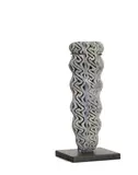 Karla Trinkley, Amphora, pâte de verre, steel