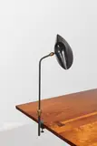 Serge Mouille, Agrafée Deux Rotules, designed 1957, for Ateliers Serge Mouille, enameled steel, enameled aluminum, brass