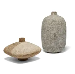 Callpulli Vase by Claude Conover, glazed stoneware, with original plastic liner, glaze mark 'CLAUDE CONOVER "CALPULLI", sold Dec 2018