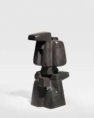 François Stahly, Petite Fontaine à Bec, patinated bronze, engraved 'Stahly' to interior
