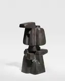 François Stahly, Petite Fontaine à Bec, patinated bronze, engraved 'Stahly' to interior