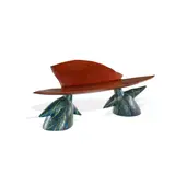 We All Have Reasons by Wendell Castle, cherry and painted and carved wood, carved mark 'Castle 97', offered Dec 2018