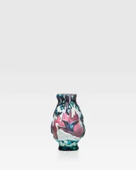 Muller Frères, Vase, mold blown, cased and wheel carved glass, engraved 'h Muller Croismare'