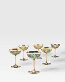 Masriera Y Carreras, Set of Six Wine Goblets