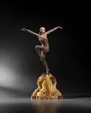 Dancer of Kapurthala by Demetre Chiparus, Lehmann, gilt and cold painted bronze, onyx engraved 'Chiparus' and 'Made in France 49', foundry seal 'L, sold Jun 2018