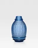 Cristallerie Daum, Vase, deep acid-etched glass, engraved 'DAUM NANCY FRANCE' with the Cross of Lorraine