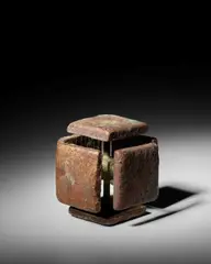 Untitled (Multiplane Construction) by Harry Bertoia, bronze and copper with applied patina, sold Jun 2018
