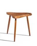 Wohl Table by George Nakashima, American black walnut, with a free edge, sold Jun 2018