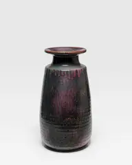 Stig Lindberg, Monumental Vase, for Gustavsberg, glazed stoneware, incised 'G (hand) Stig L'