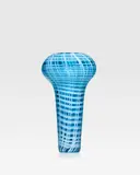 Gino Poli, Rare Vincenza Vase, for Aureliano Toso, internally decorated glass with white lattimo threads, remnants of paper label '15' and 'Mur