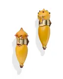 Dan Dailey, Pair of Wall Lights, steel, blown and applied glass