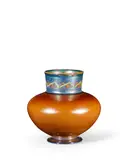 Tiffany Studios, Tel-El-Amarna Vase, Favrile glass, engraved '901K L