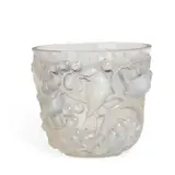 Avalon Vase by René Lalique, Marcilac 986, design introduced 1927, molded opalescent glass, wheel-carved 'R, sold Apr 2018