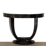 Console Table by Taller Maria Teresa Mendez, for Karl Springer, lacquered parchment, glass, offered Apr 2018