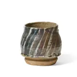 Peter Voulkos, Footed Vase, glazed stoneware, signed on the underside