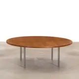 Coffee Table by Hans J. Wegner, for Andreas Tuck, teak, steel, underside branded 'ANDR, offered Apr 2018