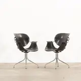 George Nelson, Pair of Swag Leg Armchairs