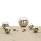 Diego Matthai, Set of Nine Spheres, chromed metal