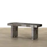 Piet Hein Eek, Bench, from the 'Waste' series, reclaimed steel