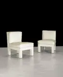 John Dickinson, Pair of Custom Slipper Chairs