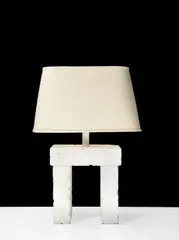 Custom Stonehenge Table Lamp by John Dickinson, sold Apr 2018