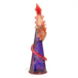 Midnight Blue Piccolo Venetian with Red Feather by Dale Chihuly, for Portland Press, blown and applied glass, signed 'PP99', offered Apr 2018