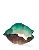 Phthalagreen Macchia with Blue Lip Wrap by Dale Chihuly, blown glass, sold Apr 2018