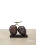Plums by Luis Montoya and Leslie Ortiz, patinated bronze, sold Apr 2018
