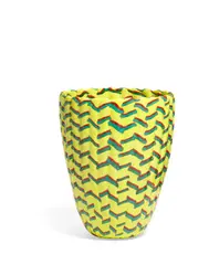 James Carpenter, Calabash Vase, for Venini, fused glass tesserae, signed 'venini 85'