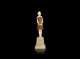 'Innocence' an Art Deco Gilded Bronze and Carved Ivory Study by Demetre Chiparus, circa 1925, raised off a marble base, offered Jun 2018