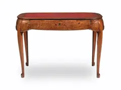 Süe et Mare, An Art Deco Writing Table, circa 1930, burr walnut