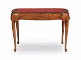 Süe et Mare, An Art Deco Writing Table, circa 1930, burr walnut
