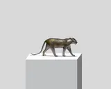 François Pompon, 'Panthere Noire' an Art Deco Style Patinated Bronze Model, Post 1970, 1925, 'Panthere Noire' an Art Deco Style Patinated Bronze Model, Post 1970