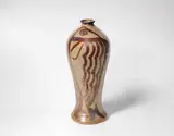William Staite Murray, A Vase, circa 1925, stoneware, of baluster form, decorated with a stylised fish