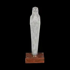 René Lalique, ; 'Alia; Source de la Fontaine' a Large Frosted and Polished Glass Statue