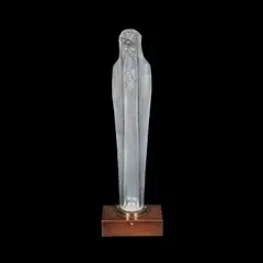 René Lalique, ; 'Calypso; Source de la Fontaine' a Large Frosted and Polished Glass Statue