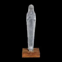 René Lalique, ; 'Thalia; Source de la Fontaine' a Large Frosted and Polished Glass Statue