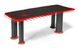 Gaetano Pesce, Sansone II table designed 1987, manufactured by Cassina, Italy