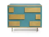 Gio Ponti, Chest for Grand Hotel Parco dei Principi, Rome, designed and made in 1964, laminated birch, formica, brass
