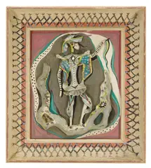 Plaster Bas Relief Panel by Tony Duquette, sold Oct 2017