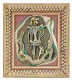 Tony Duquette, Plaster Bas Relief Panel