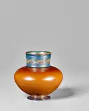 Tiffany Studios, Tel-El-Amarna Vase, Favrile glass, engraved '901K L