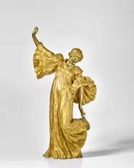 Agathon Léonard, La Cothurne, for Susse Frères Editeurs, gilt bronze