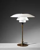 Poul Henningsen, Early Table Lamp, Type 4/3 Shades