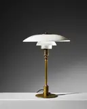 Poul Henningsen, Early Table Lamp, Type 3 ½/2  Shades
